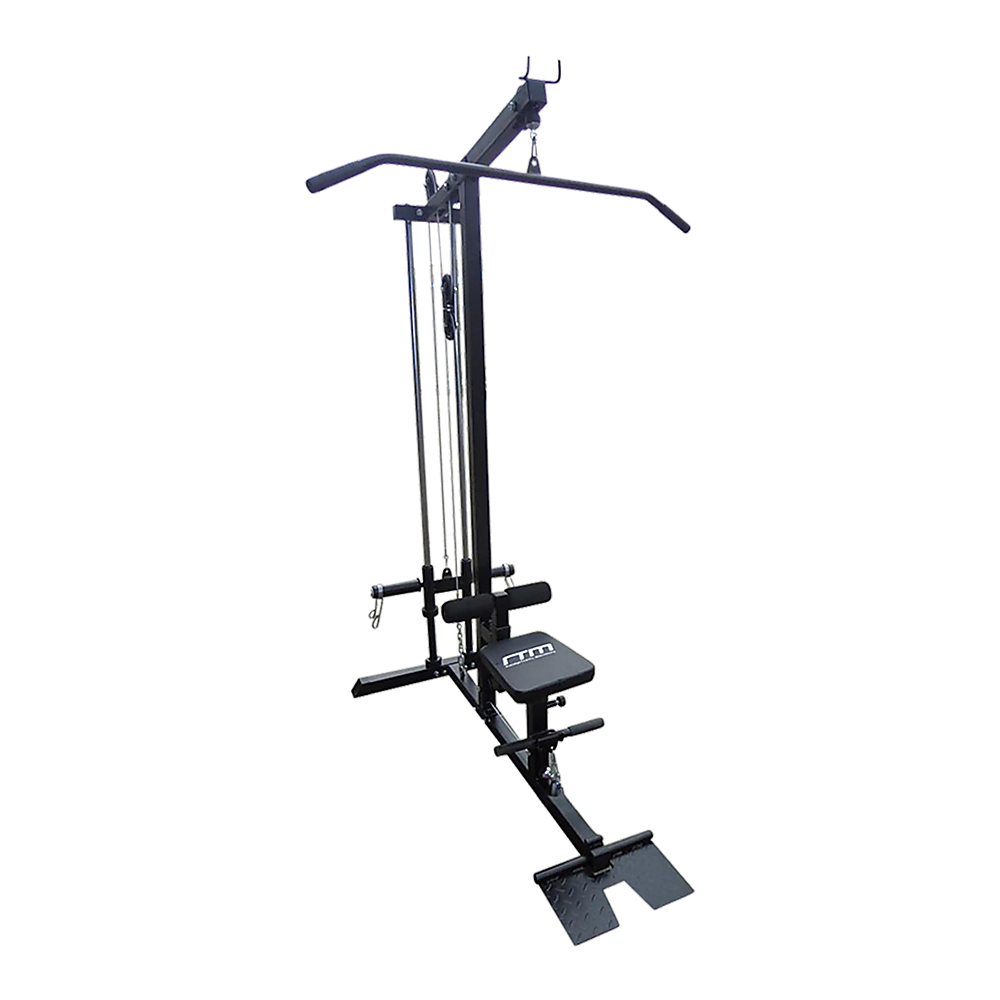 Lat Pulldown Low Row Fitness Machine - Home Gym Strength Trainer V63-782635