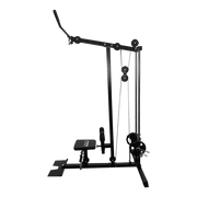 Lat Pulldown Low Row Fitness Machine - Home Gym Strength Trainer V63-782635