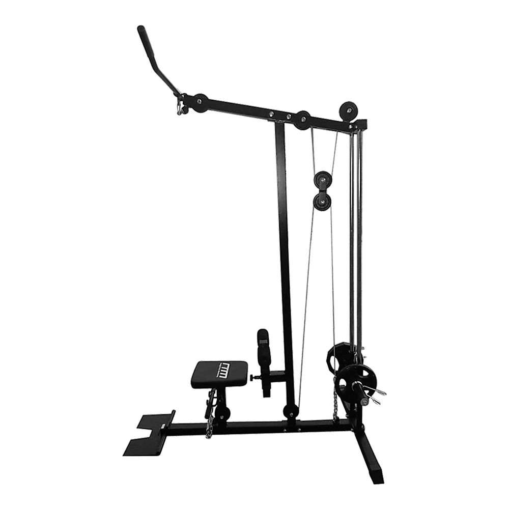 Lat Pulldown Low Row Fitness Machine - Home Gym Strength Trainer V63-782635