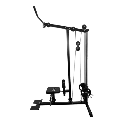 Lat Pulldown Low Row Fitness Machine - Home Gym Strength Trainer V63-782635