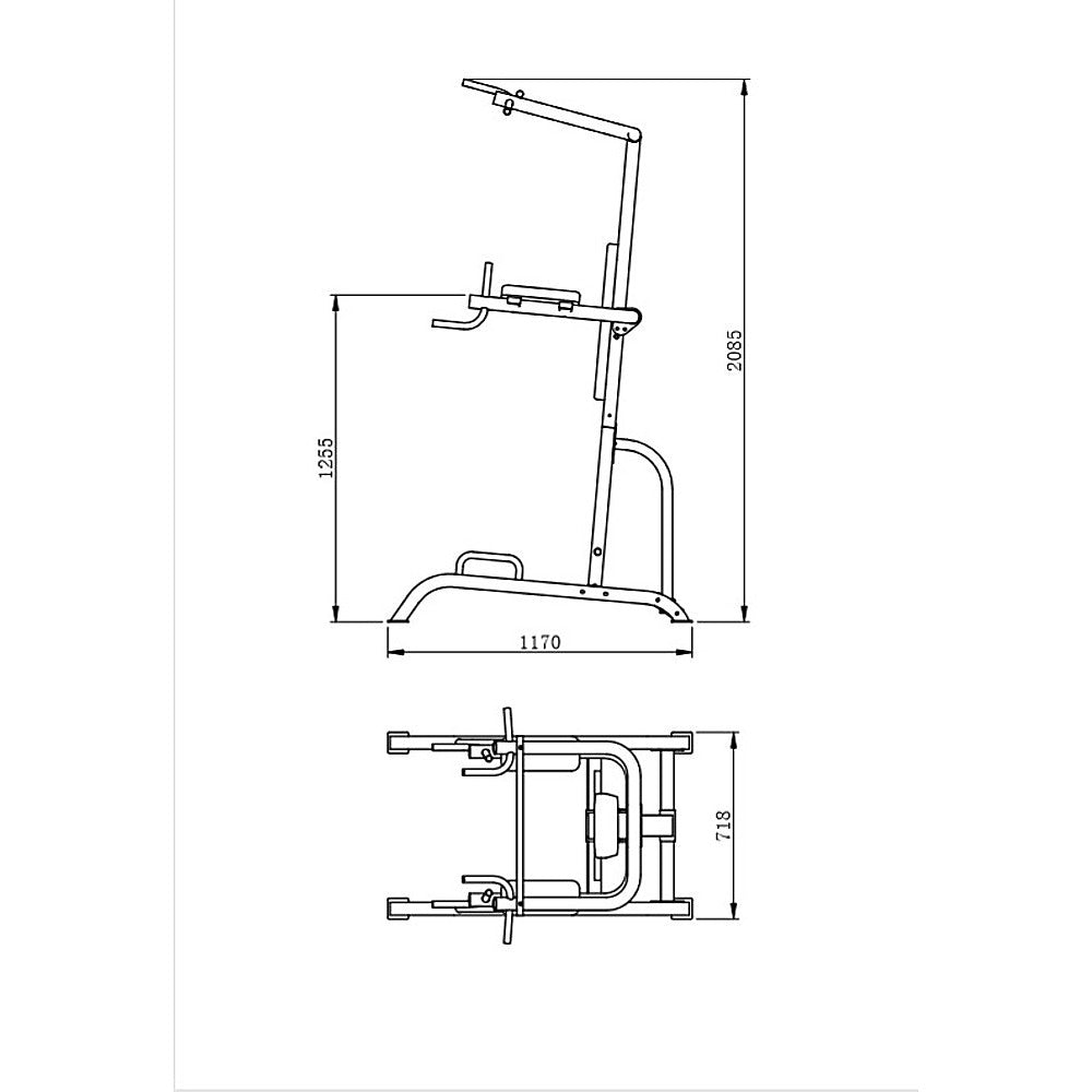 Power Tower Chin Up Dip Pull Push Up Machine V63-782715
