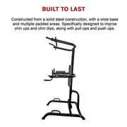 Power Tower Chin Up Dip Pull Push Up Machine V63-782715