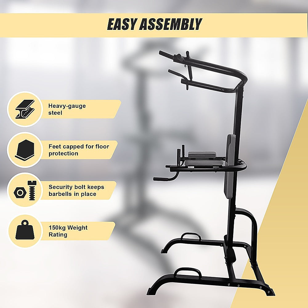 Power Tower Chin Up Dip Pull Push Up Machine V63-782715