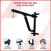 Boxing Punching Bag Wall Pivot Rack - Swivel Mount for Home Gym V63-782745
