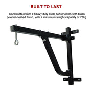 Boxing Punching Bag Wall Pivot Rack - Swivel Mount for Home Gym V63-782745
