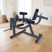 Leg Extension Curl Machine - Adjustable Home Gym Quad & Hamstring Workout Bench V63-782775
