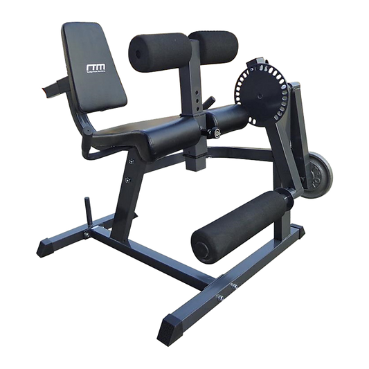 Leg Extension Curl Machine - Adjustable Home Gym Quad & Hamstring Workout Bench V63-782775