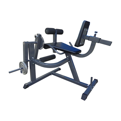 Leg Extension Curl Machine - Adjustable Home Gym Quad & Hamstring Workout Bench V63-782775