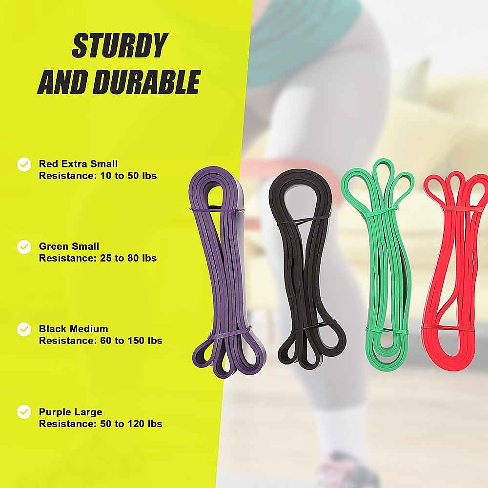 Super Resistance Loop Band Workout Set V63-783425