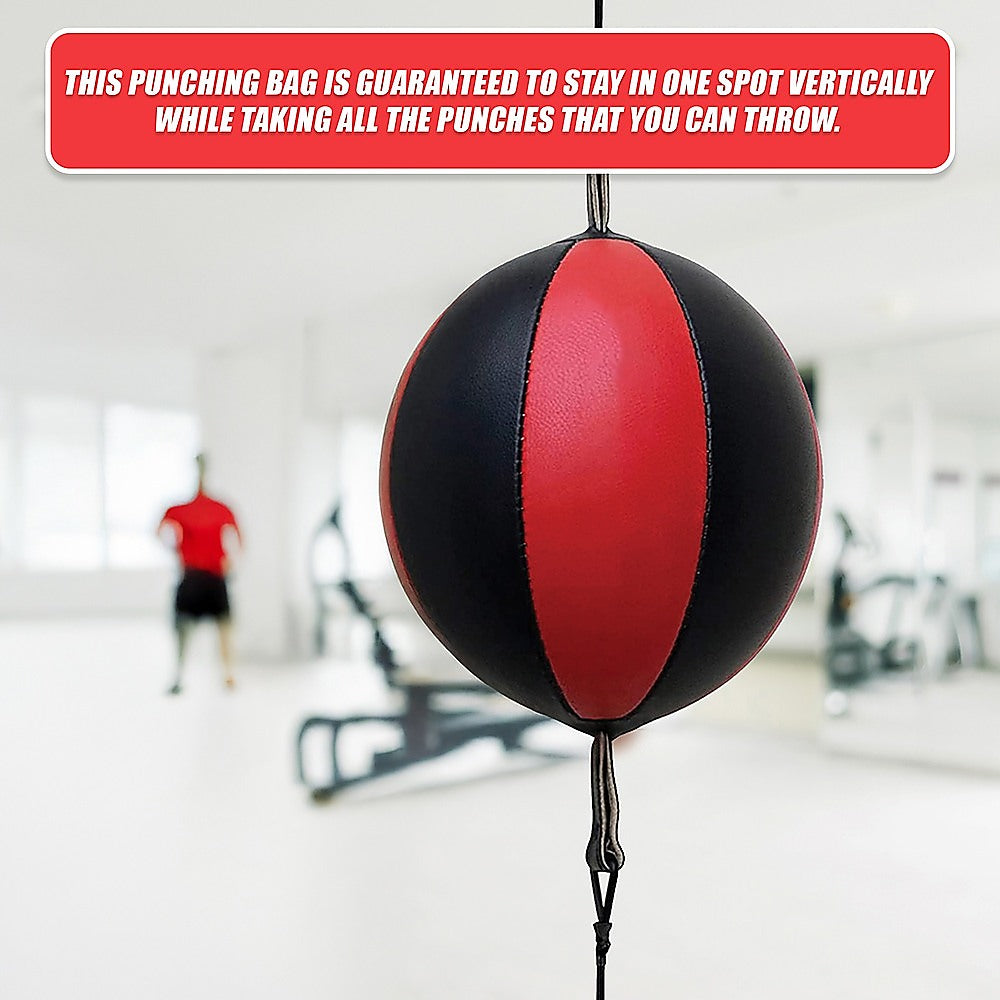 Floor to Ceiling Ball Boxing Punching Bag - Speed Reaction Training Equipment V63-783455