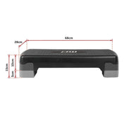 Aerobic Exercise 2-Block Bench Step – Adjustable Fitness Workout Stepper