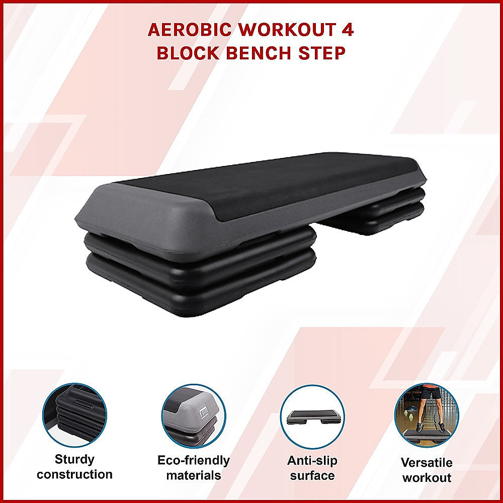 Aerobic Workout 4 Block Bench Step V63-783475