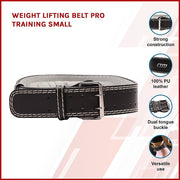 Weight Lifting Belt Pro Training Small Size