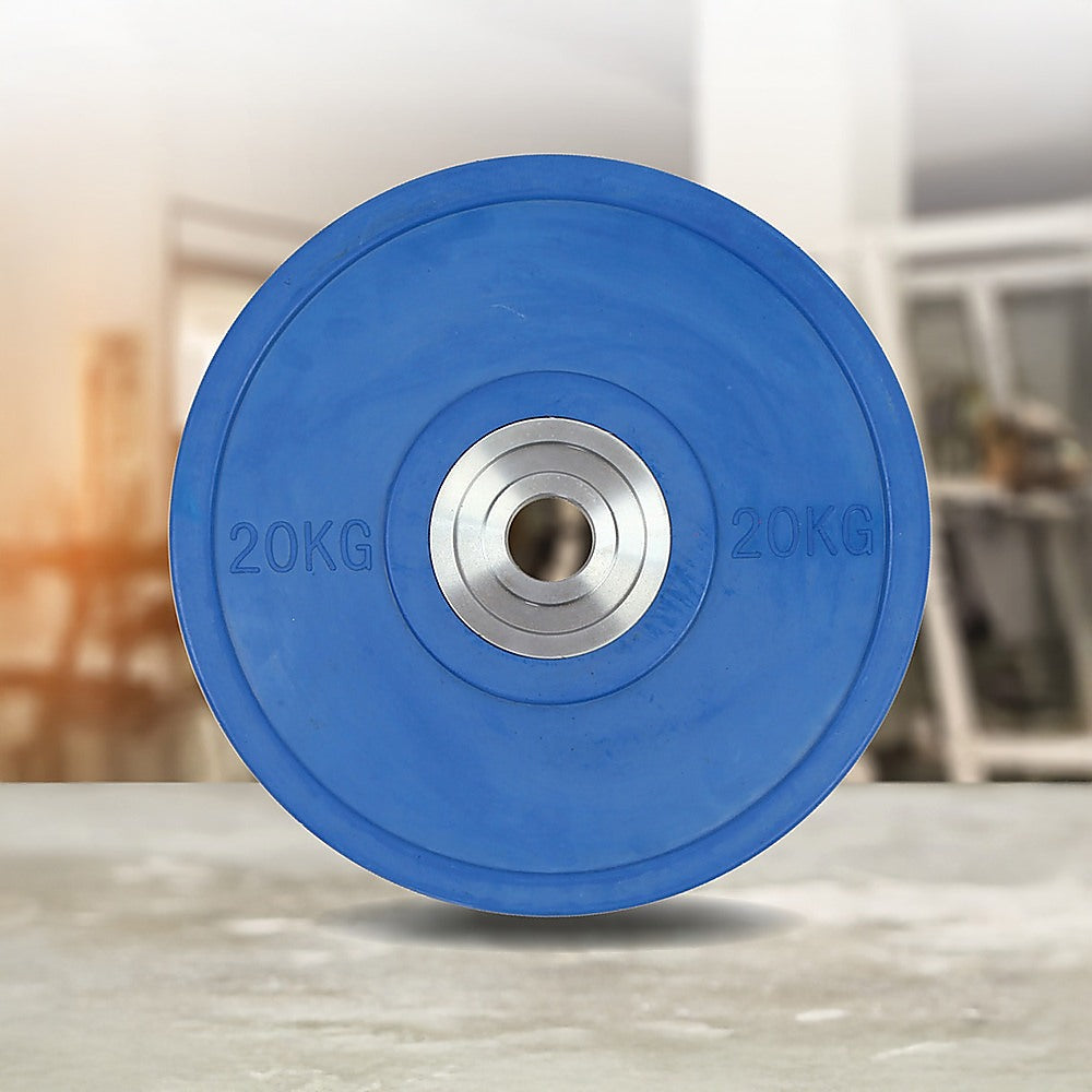 20KG PRO Olympic Rubber Bumper Weight Plate V63-783795