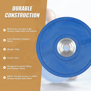 20KG PRO Olympic Rubber Bumper Weight Plate V63-783795