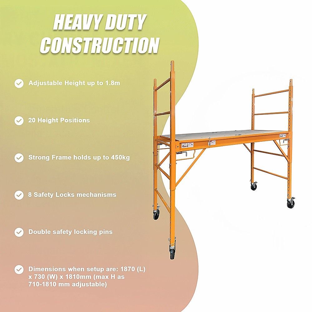 Mobile Safety High Scaffold / Ladder Tool -450KG V63-784