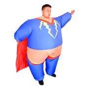 Super Hero Fancy Dress Inflatable Suit - Fan Operated Costume V63-784285