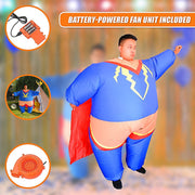 Super Hero Fancy Dress Inflatable Suit - Fan Operated Costume V63-784285