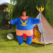 Super Hero Fancy Dress Inflatable Suit - Fan Operated Costume V63-784285