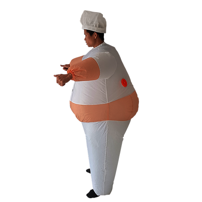 CHEF Fancy Dress Inflatable Suit -Fan Operated Costume V63-784295
