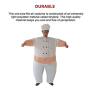 CHEF Fancy Dress Inflatable Suit -Fan Operated Costume V63-784295