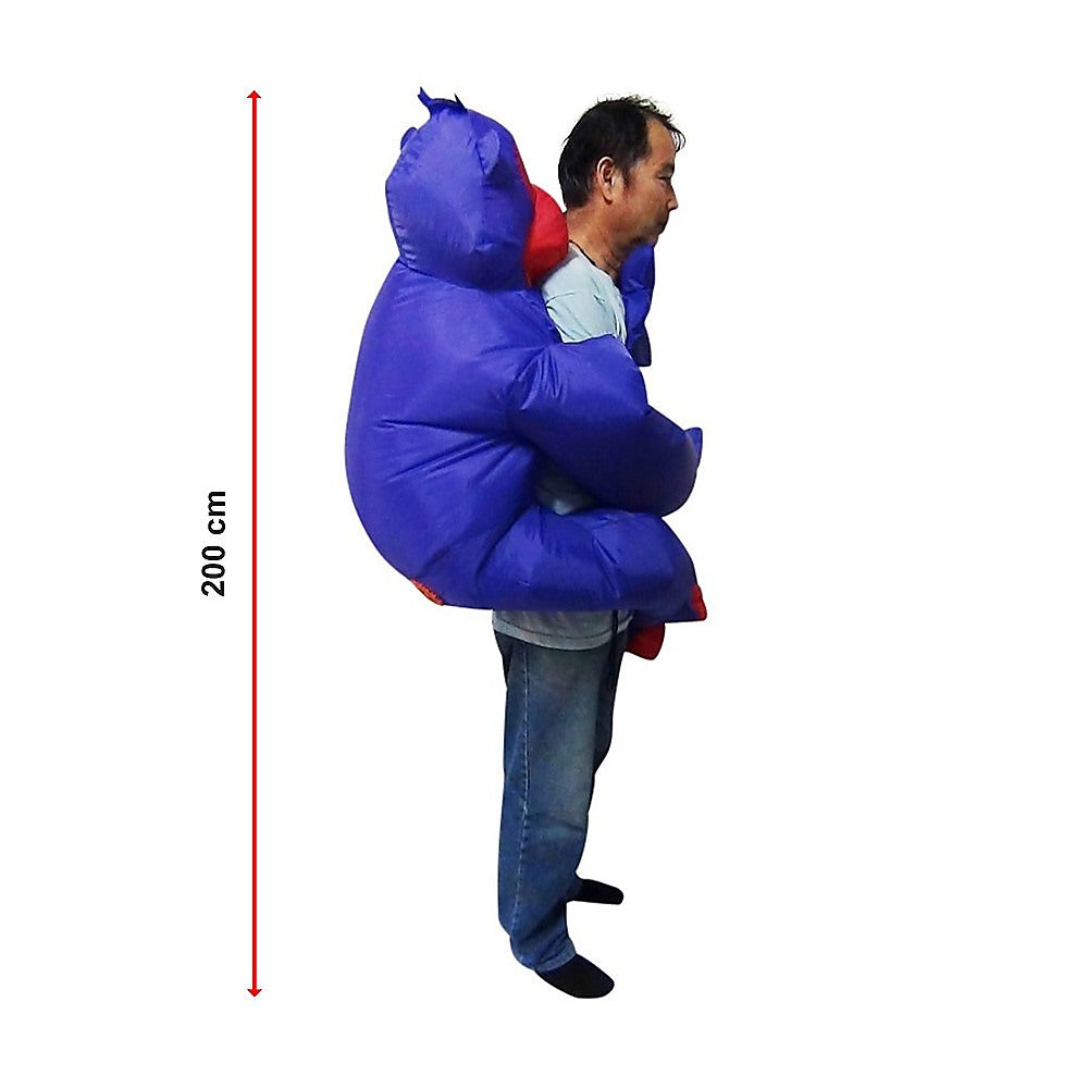 GORILLA Fancy Dress Inflatable Suit -Fan Operated Costume V63-784335