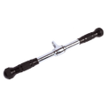 Randy & Travis Rubber Coated Solid Straight Bar Attachment for Cable Machines V63-784745