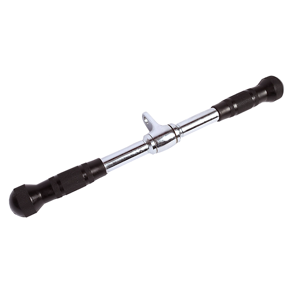 Randy & Travis Rubber Coated Solid Straight Bar Attachment for Cable Machines V63-784745