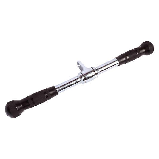 Randy & Travis Rubber Coated Solid Straight Bar Attachment for Cable Machines V63-784745