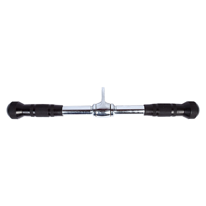 Randy & Travis Rubber Coated Solid Straight Bar Attachment for Cable Machines V63-784745