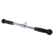 Randy & Travis Rubber Coated Solid Straight Bar Attachment for Cable Machines V63-784745