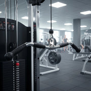 Randy & Travis Rubber-Coated Revolving Curl Row Bar Attachment for Gyms V63-784795