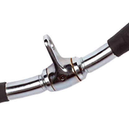 Randy & Travis Rubber-Coated Revolving Curl Row Bar Attachment for Gyms V63-784795