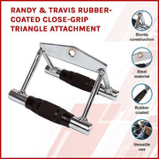 Rubber-Coated Close Grip Triangle Attachment for Lat Pulldown V63-784815