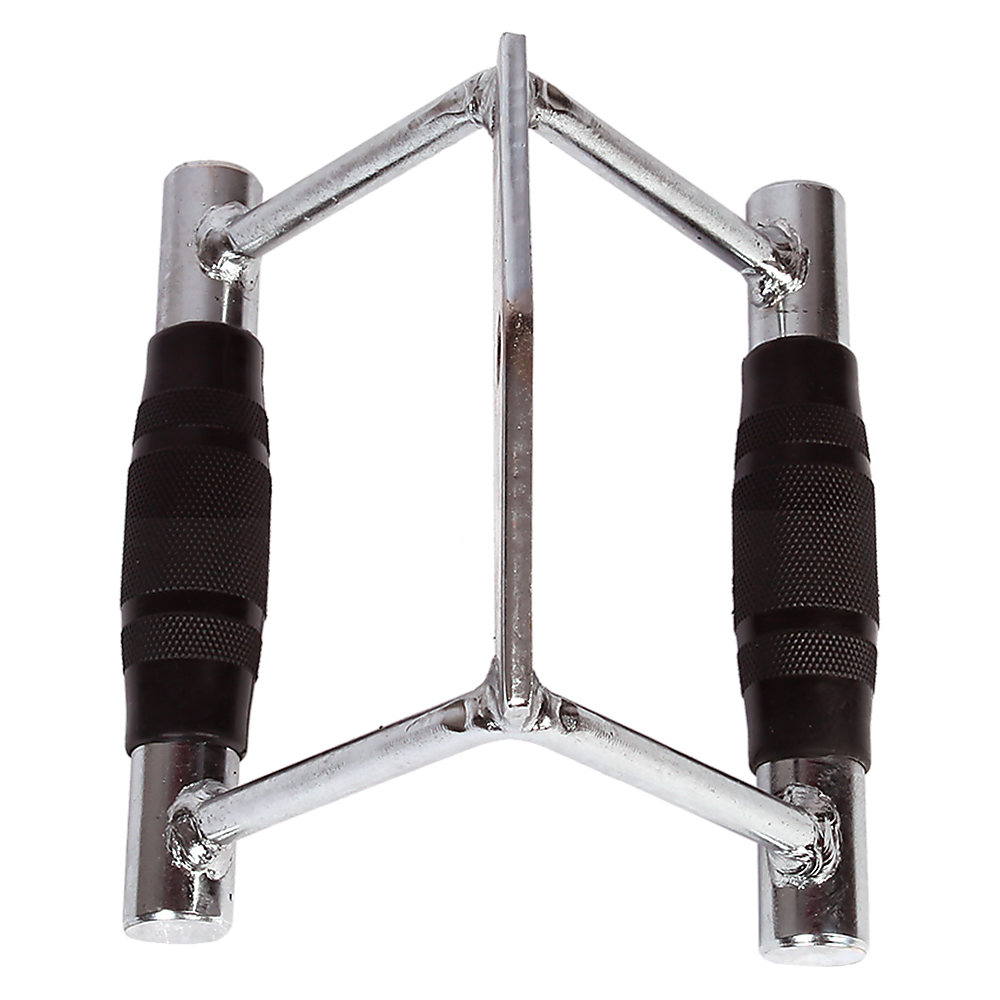 Rubber-Coated Close Grip Triangle Attachment for Lat Pulldown V63-784815
