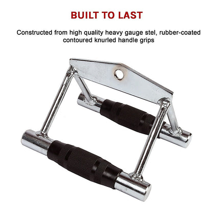 Rubber-Coated Close Grip Triangle Attachment for Lat Pulldown V63-784815