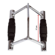 Rubber-Coated Close Grip Triangle Attachment for Lat Pulldown V63-784815