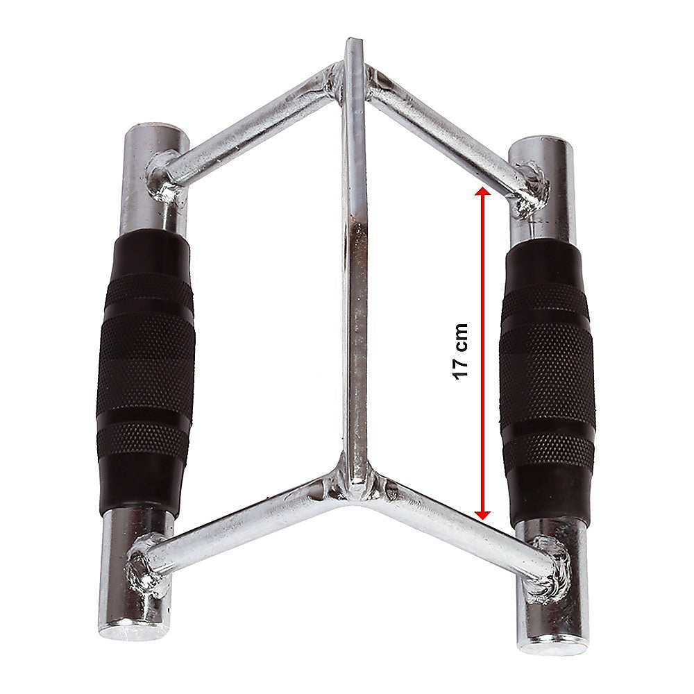 Rubber-Coated Close Grip Triangle Attachment for Lat Pulldown V63-784815