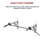 Wall Mounted Chin Up Pull Up Bar - Heavy Duty Home Gym Strength Training V63-784845