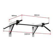 Wall Mounted Chin Up Pull Up Bar - Heavy Duty Home Gym Strength Training V63-784845