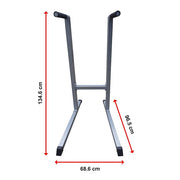 Solid Dip Station Power Tower for Home Gym Strength Training Upper Body Workouts V63-784855