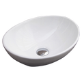 Above Counter Bathroom Vanity Oval Ceramic Basin V63-784995
