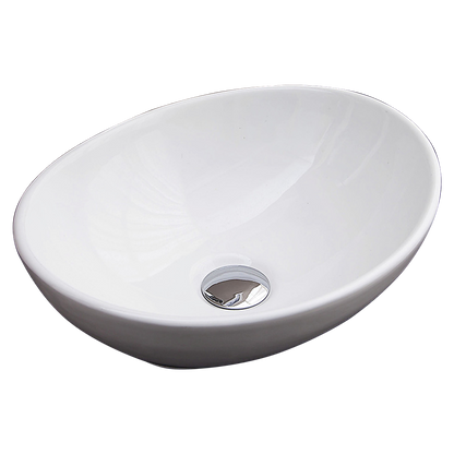 Above Counter Bathroom Vanity Oval Ceramic Basin V63-784995