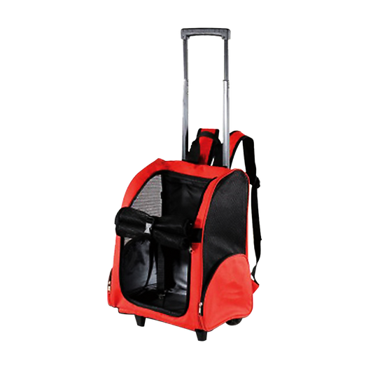 Dog Pet Safety Transport Carrier Backpack Trolley V63-793955