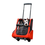 Dog Pet Safety Transport Carrier Backpack Trolley V63-793955