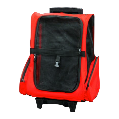 Dog Pet Safety Transport Carrier Backpack Trolley V63-793955