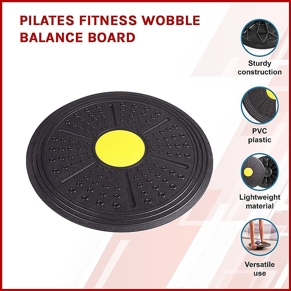 Pilates Fitness Wobble Balance Board for Core Strength Training V63-794085