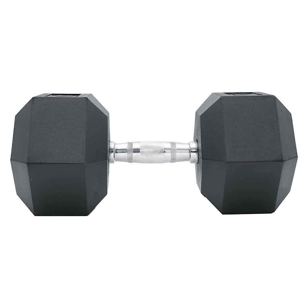 10KG Commercial Rubber Hex Dumbbell Gym Weight V63-794095