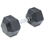 25KG Commercial Rubber Hex Dumbbell Gym Weight V63-794105