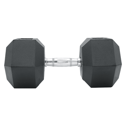 25KG Commercial Rubber Hex Dumbbell Gym Weight V63-794105